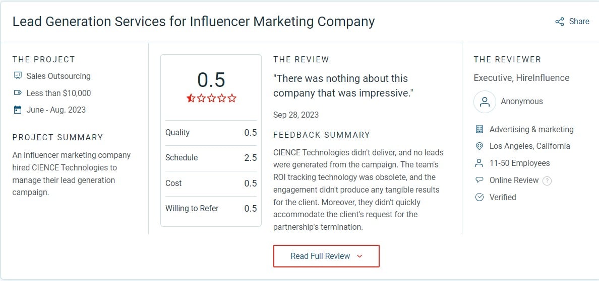 Cience review