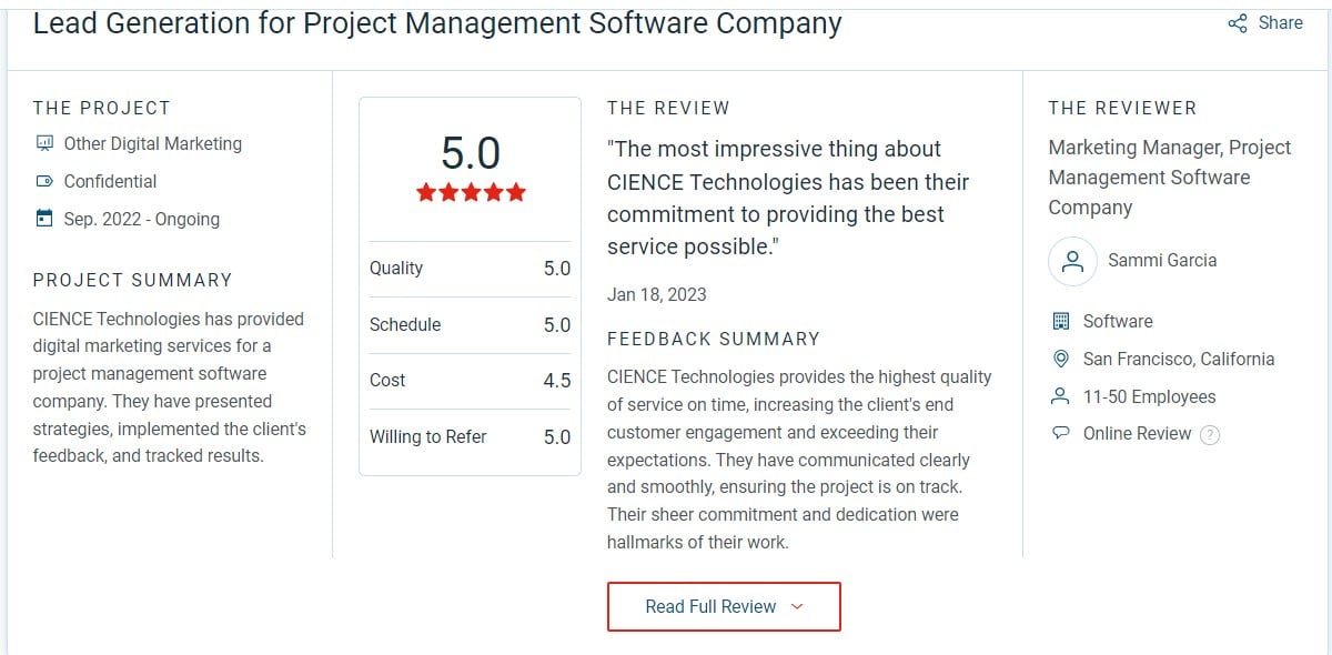Cience review