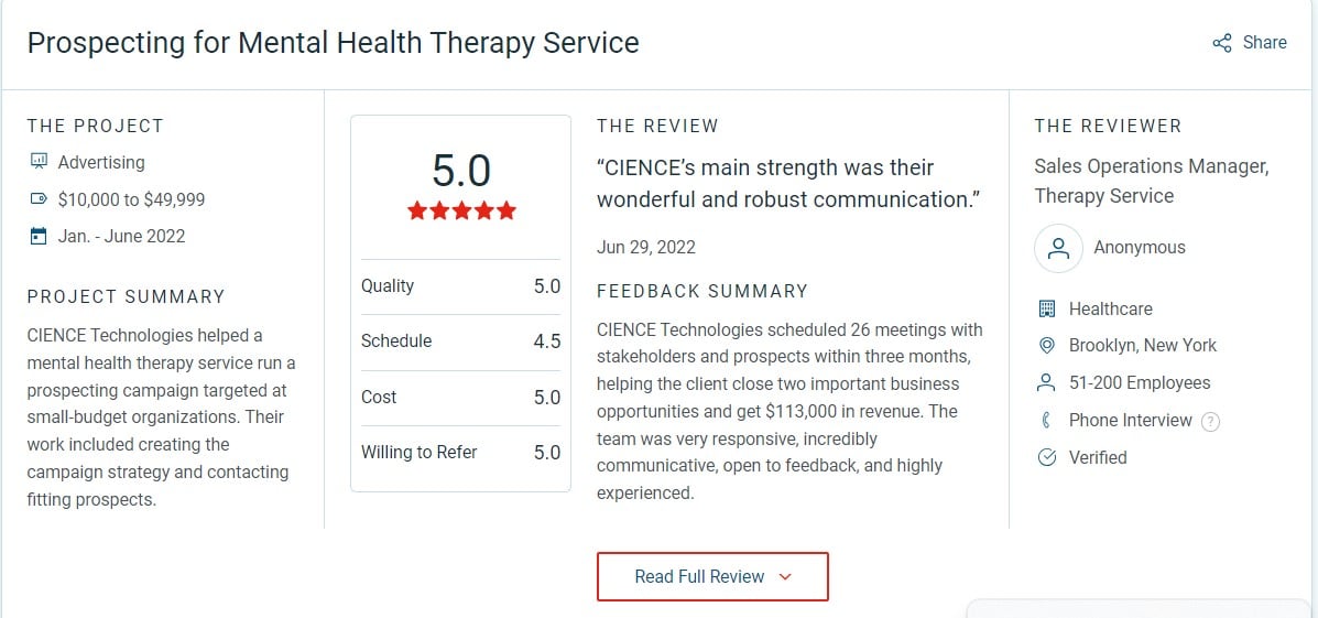 Cience review