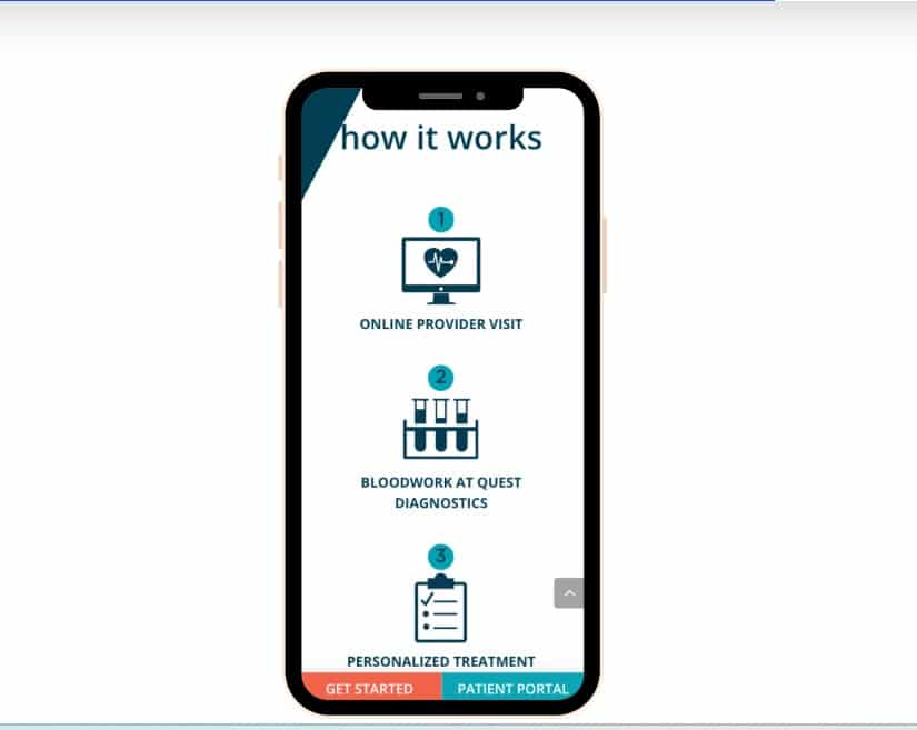 Example of a mobile friendly website