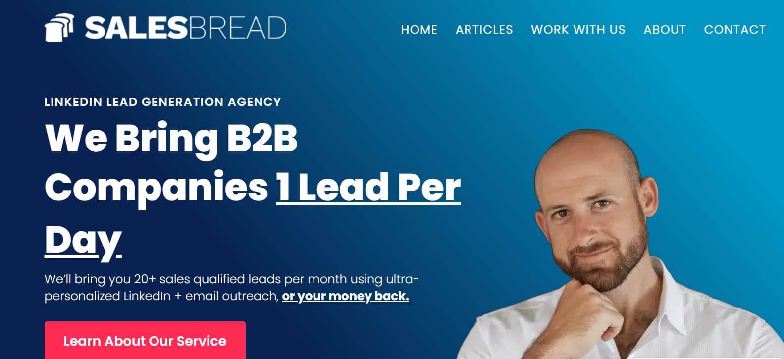 Salesbread 1 lead per day