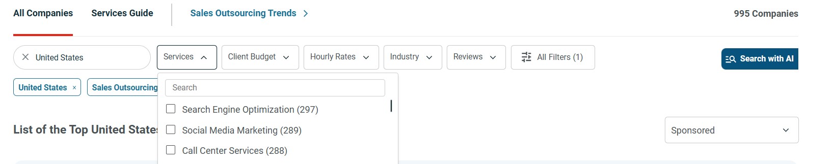 Clutch Clutch filter examples