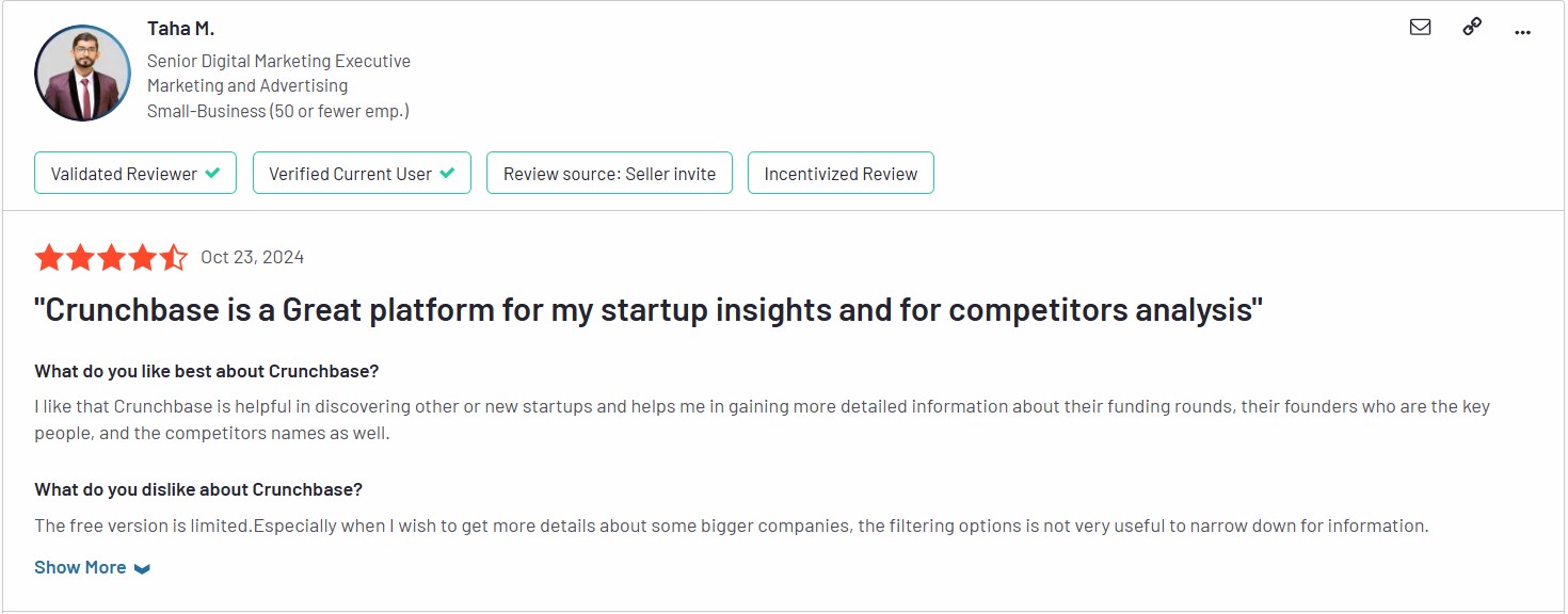 Crunchbase review