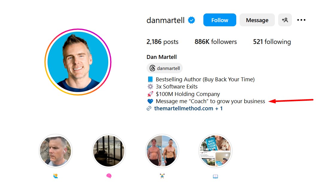 Dan Martell Instagram Dan Martell Instagram page example
