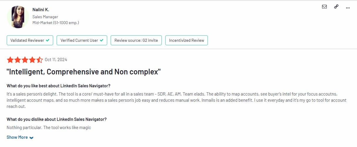 Linkedin Sales Navigator Reviews