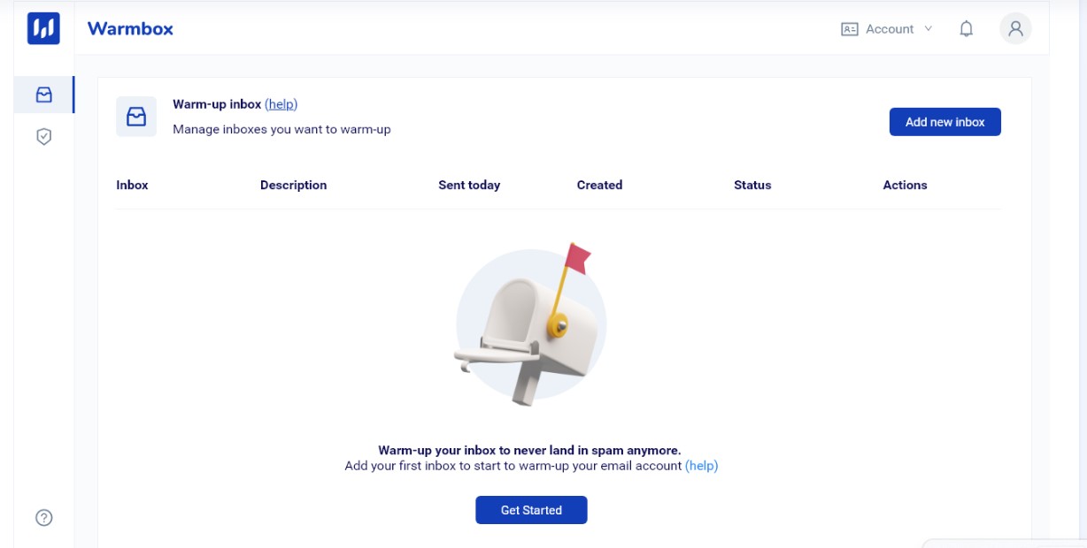 Warmbox interface