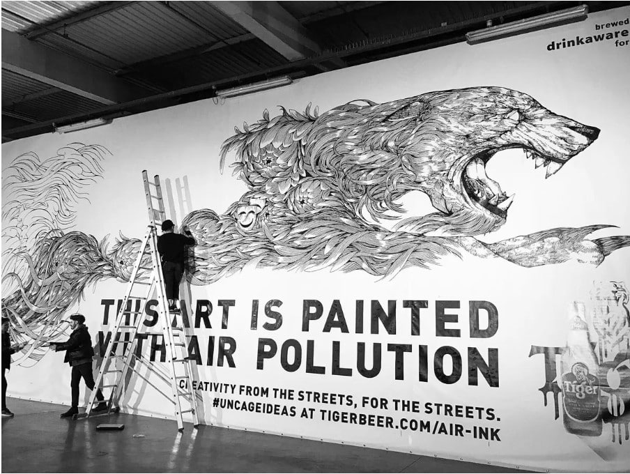 Good example of a traditional advertising billboard