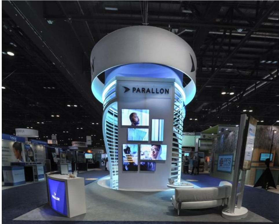 Example of a cool trade show booth