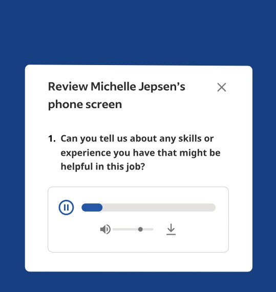 Screenshot example of Indeed's assessments for hires