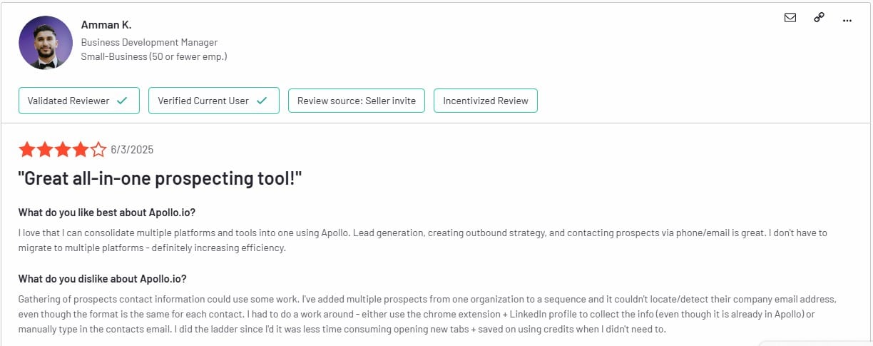Apollo.io review