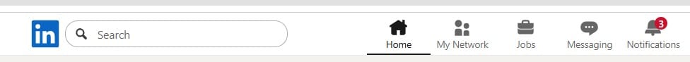 LinkedIn search bar