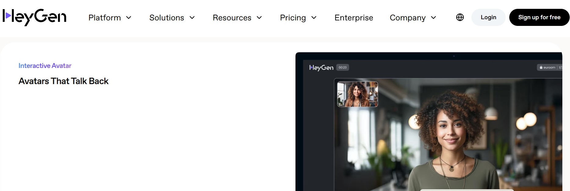 HeyGen review screenshot