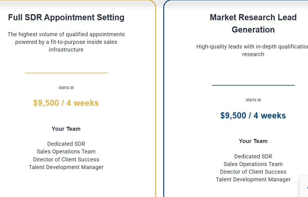 SalesRoads pricing