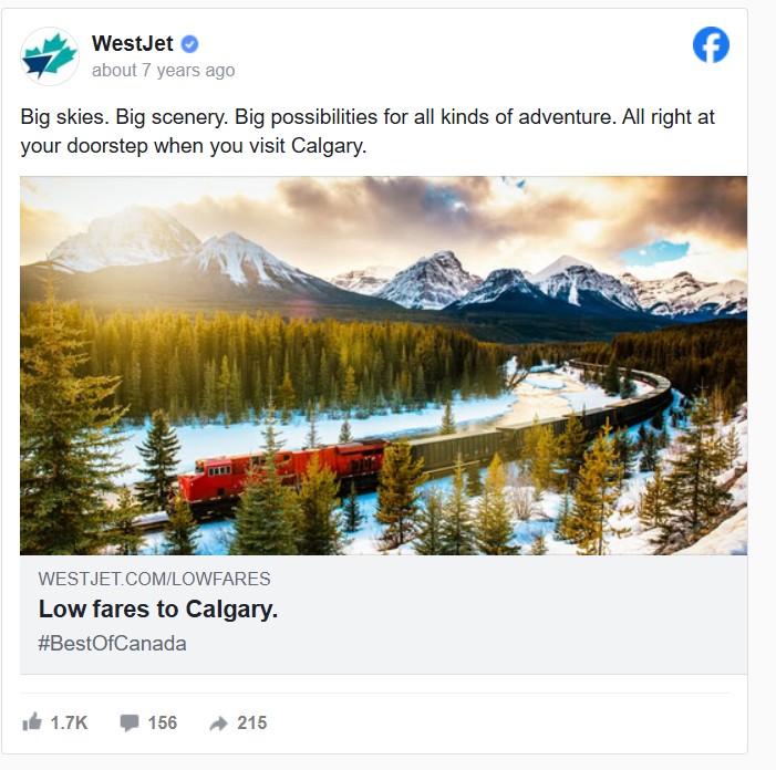 Meta ad example for local lead generation