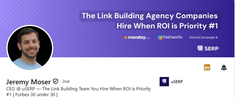 LinkedIn photo example