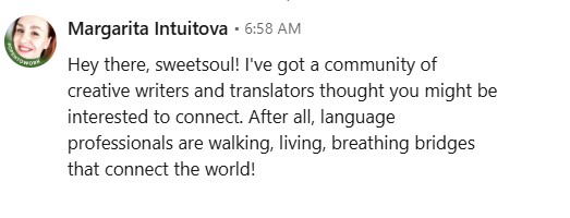Example of a bot invite
